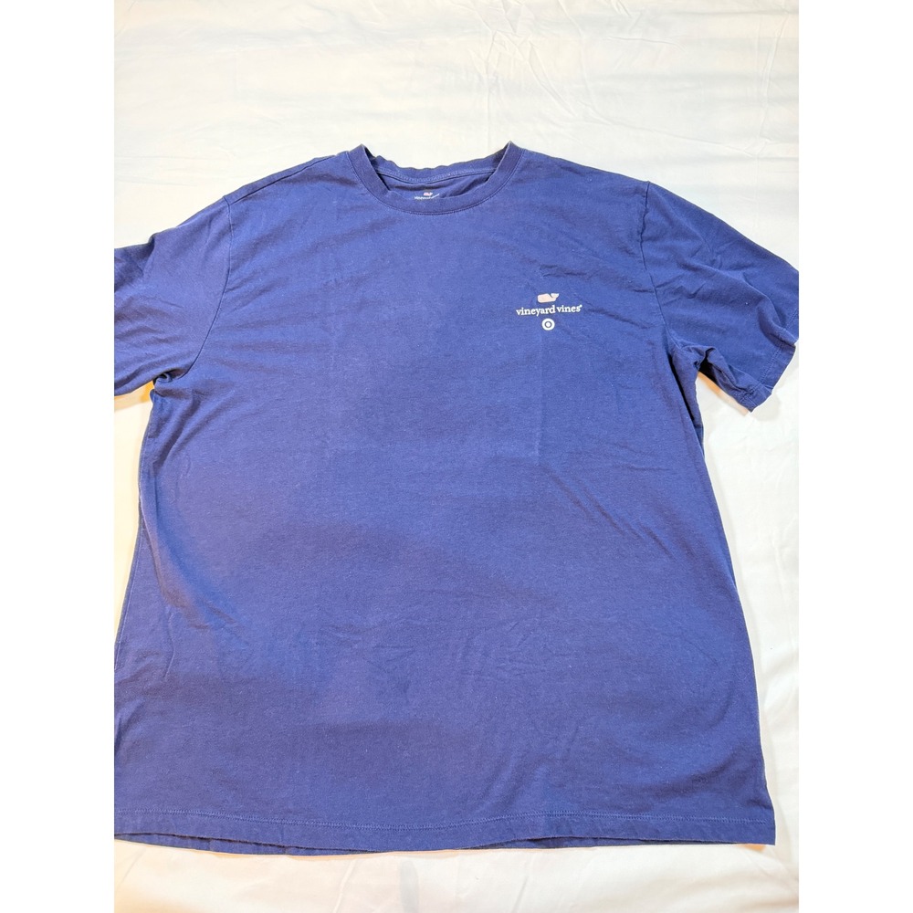 Vineyard Vines for Target Navy Blue Graphic Tee XL Every Day Should Feel Good